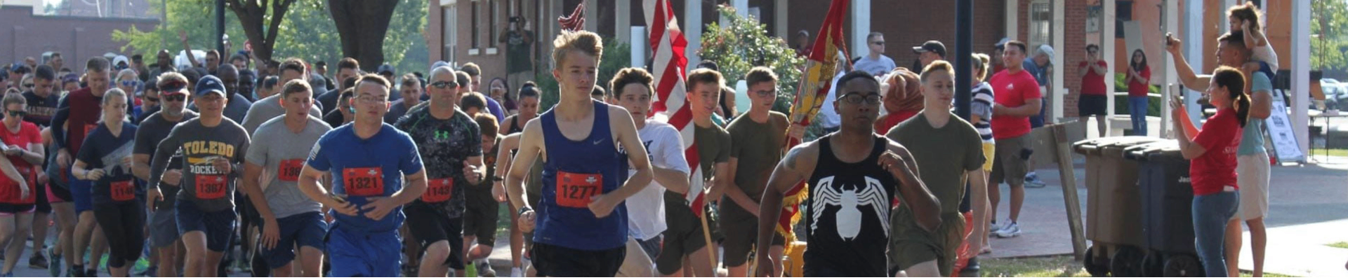 Runners at a community race in Onslow County